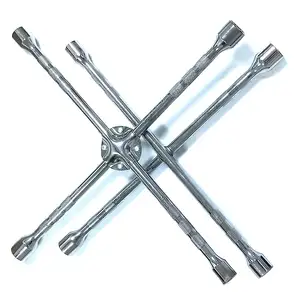 Stahl Material Vier WayWheel Kreuz Schlüssel