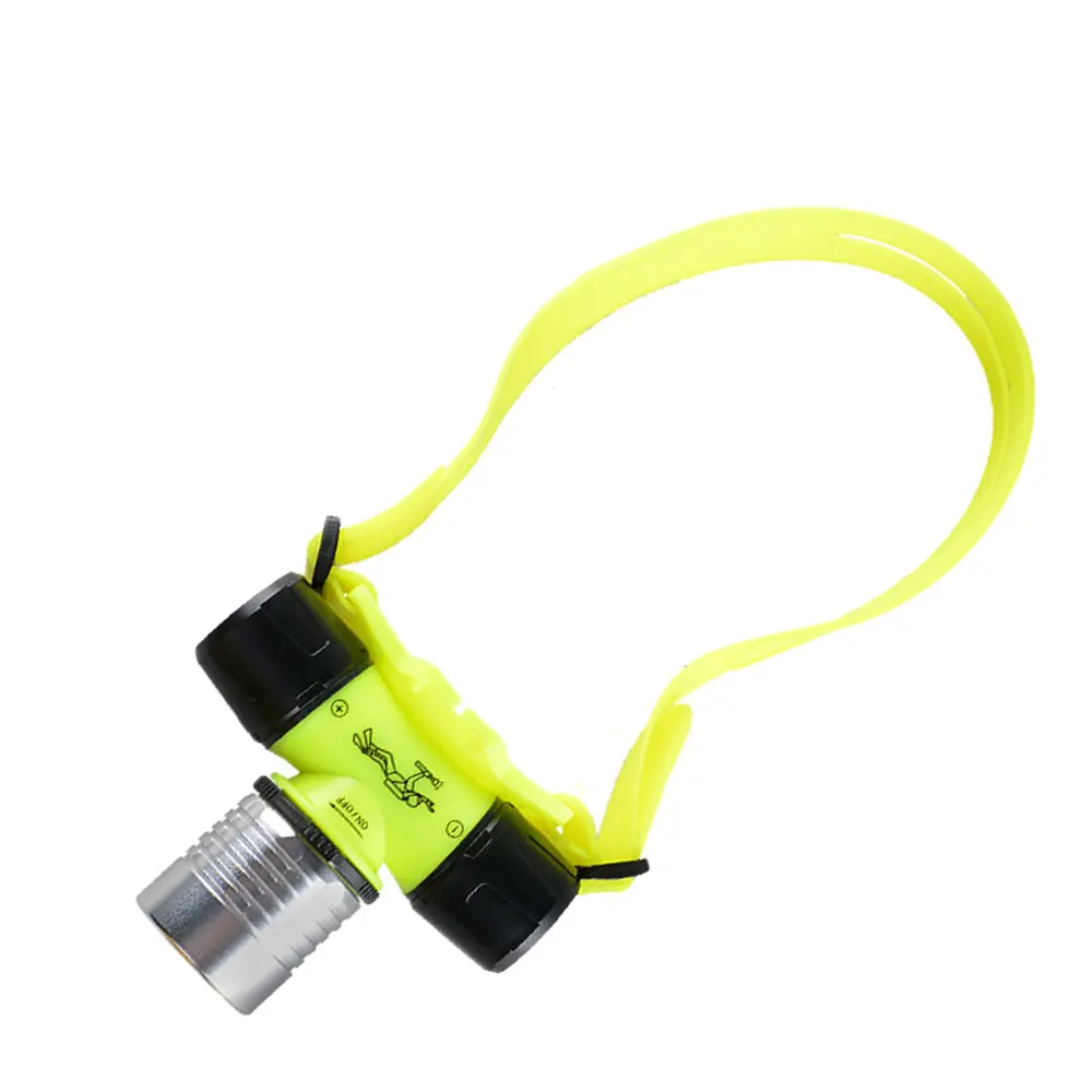 LED Diving Headlight Outdoor Camping Night Fishing Portable Diving Headlamp Rechargeable Headlight