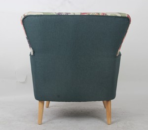 Bois Jambe Canapé Chaise, Fleur <span class=keywords><strong>Tissu</strong></span> <span class=keywords><strong>Fauteuil</strong></span>, Chaise Accoudoir Chaise D'appoint <span class=keywords><strong>Tissu</strong></span> - Product Image 5