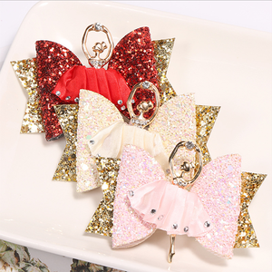 Nuevo <span class=keywords><strong>Ballet</strong></span> niñas <span class=keywords><strong>pelo</strong></span> Clips chicas bailando <span class=keywords><strong>Ballet</strong></span> arcos <span class=keywords><strong>pelo</strong></span> Clips brillo fiesta princesa Harpins accesorios para el cabello - Product Image 2