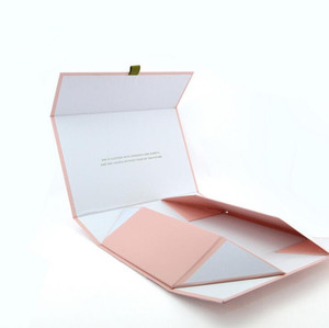 China supplier custom luxury collapsible cardboard box large magnetic folding gift box