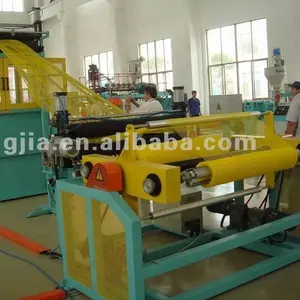 Tongjia Square Mesh Production Line JG-FW Numerical Control Plastic Manufacturing Plant High Productivity Double-screw 1 YEAR