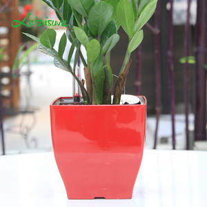 plástico PP resina cuadrado mesa escritorio de oficina pequeño mini planta suculenta hierba PLANTER macetas a granel - Product Image 1