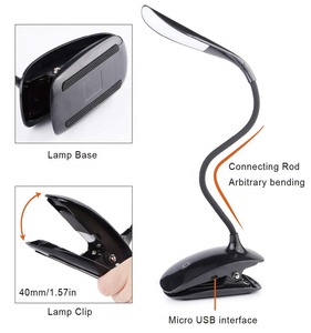Có Thể Sạc Lại 15 Đèn LED Sách Ấm Trắng Có Thể Điều Chỉnh Độ Sáng Clip Trên Đèn Đọc Sách Cho Sách - Product Image 3