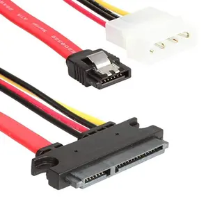 Sata 22pin(15 + 7pin) seri ATA 7pin mini sata ve 4pin güç kablosu