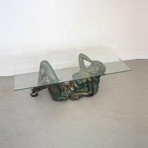 Trang Trí Nội Thất Thủ Công Kim Loại Người Phụ Nữ Đồng Nhảy Múa Cô Gái Bàn Cà Phê - Product Image 2