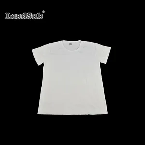 White sublimation blank modal t-shirt hot selling sublimation blank t-shirt summer sublimation t-shirt with private label