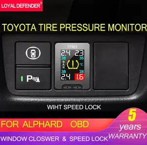 Loyal Defender Wish Alphard Sienna OBD TPMS tire pressure monitoring system real-time intelligent monitoring no sensor