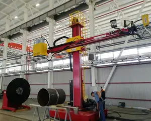 Industrial Longitudinal Circular Seam Automatic Welding Manipulator