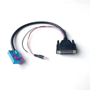 Custom DB25 J1962 D-Sub 25 VAG OBD2 16 Pin Male Adaptor 차 진단 Wire Cable Assembly
