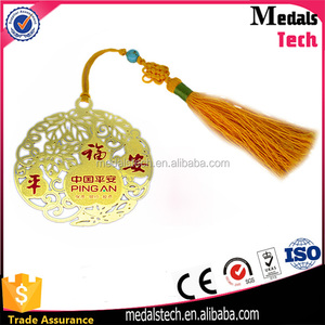 Personnalisé de coupe intérieure chinois 3d élégant perle métal signet <span class=keywords><strong>pour</strong></span> livre - Product Image 2