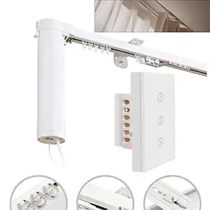 Oem Tuay Alexa Control Wholesale Home Automation Wall Cover Curtain Screen App Control Electric Smart Wifi shutter switch