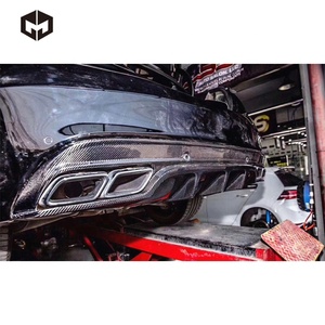 Diffusore paraurti posteriore in stile futuro in fibra di carbonio per <span class=keywords><strong>Mercedes</strong></span> Benz classe <span class=keywords><strong>C</strong></span> W205 C63 AMG Sedan - Product Image 3