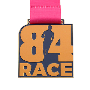 Personalizado diseño personalizado de metal redondo deportes tour corriendo corona medallas - Product Image 2
