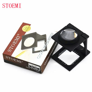 Stoemi 1584 6X Vouwen Linnen Tester/Doek Inspectie Vergrootglas (Meten Vergrootglas Loupe Voor Textiel) Met Schaal - Product Image 6