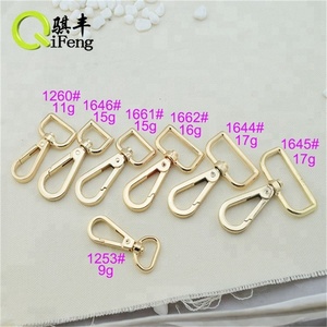 QF7805 pulsera de cuero color broche de plata bolsa de perro gancho - Product Image 2