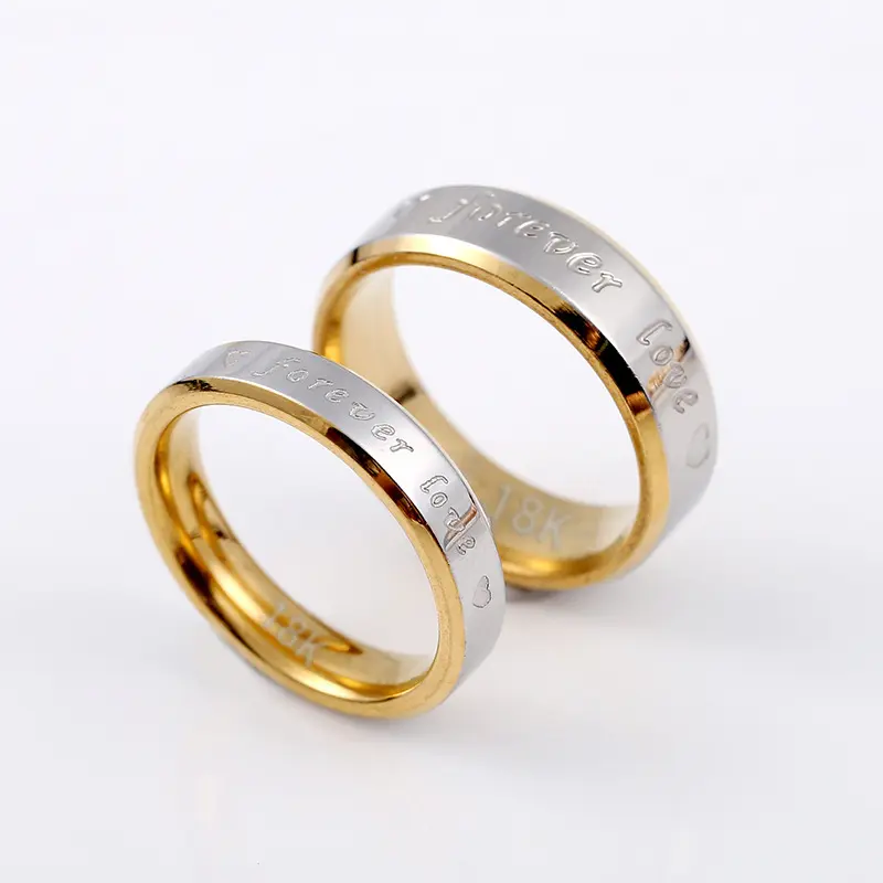 Fantasy Fashion Gold Plated Cross Gold Color Stainless Steel Type Ring