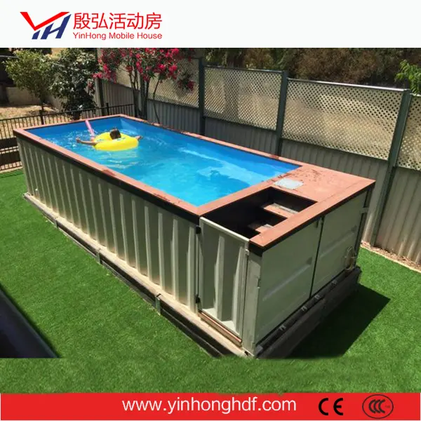 Verano fresco contenedor piscina casa