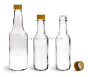 Chất lượng cao 3oz 5oz 8oz 90ml 150ml 250ml thủy tinh woozy chai cho nước sốt nóng và cà chua Ketchup chai thủy tinh với nắp nhựa - Product Image 1