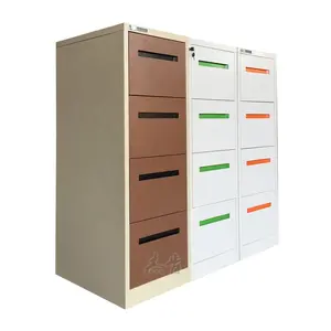 Steel 4 Drawer File Cabinet Counter Weight Parts Lateral Cabinet Drawer Metal Lateral Filing Cabinets