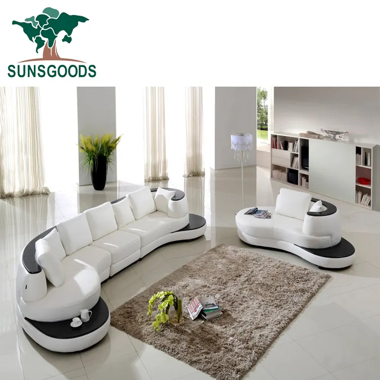 Preto e branco a cores 9 seater sofa set,9 seater sofá secional, sofá secional de cor