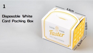 Caja de Papel Desechable Personalizada para Papas Fritas, Biodegradable, para Llevar, Bandeja de Papel Reciclado para Alimentos, Empaque para Llevar - Product Image 5