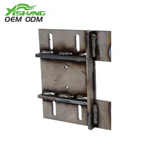 YISHANG de soldadura de hardware de acero inoxidable pivot armario de puerta bisagra piezas de metal