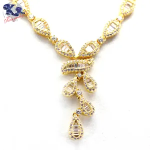 Rani haar designs gold plate silver necklace chain