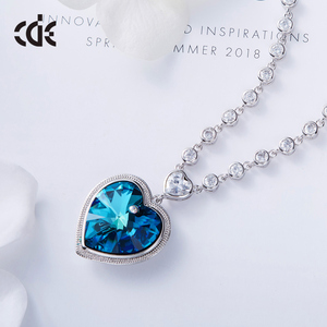 Collana di Lusso con Zaffiro '<span class=keywords><strong>Cuore</strong></span> <span class=keywords><strong>dell</strong></span>'<span class=keywords><strong>Oceano</strong></span>' Ispirata al Titanic, Gioiello d'Amore - Product Image 6