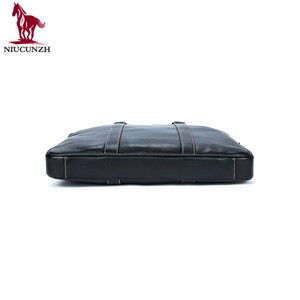 hombres Slim negro hombro bolsas de ordenador portátil, venta al por mayor bolso de los importadores de China - Product Image 4