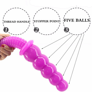 Perles d'<span class=keywords><strong>anus</strong></span> FAAK avec poignée Plug Anal Juguetes Sexuales Jouets érotiques Butt Plug Perles Plug Anal <span class=keywords><strong>pour</strong></span> femmes - Product Image 6