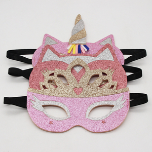 Fieltro máscaras para Cosplay carácter suave máscara <span class=keywords><strong>fiesta</strong></span> Favor suministros para los niños unisex - Product Image 6