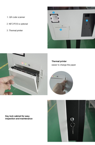 Montaje <span class=keywords><strong>en</strong></span> pared, 24 pulgadas auto-servicio de pedido de quiosco de pago máquina para restaurante de comida rápida - Product Image 6