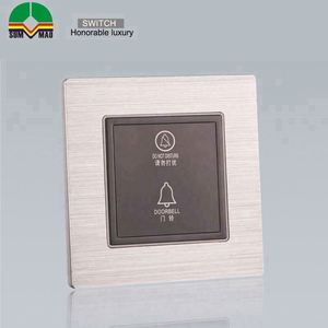 La poussée populaire rectangle contrôle sonnette commutateur à bouton-poussoir pour la maison - Product Image 1