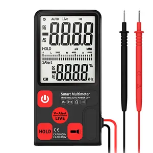 ADMS7 Voltage Tester 3.5'' Large LCD Smart Digital Multimeter 3-Line Display TRMS 6000 Counts DMM CE