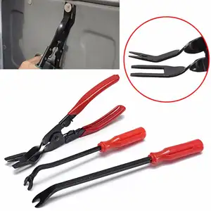 C0183 3-teilige neue Nieten für Autotür verkleidungen Clips Zangen-und Befestigungs entferner Puller Tool Kit Karosserie clips