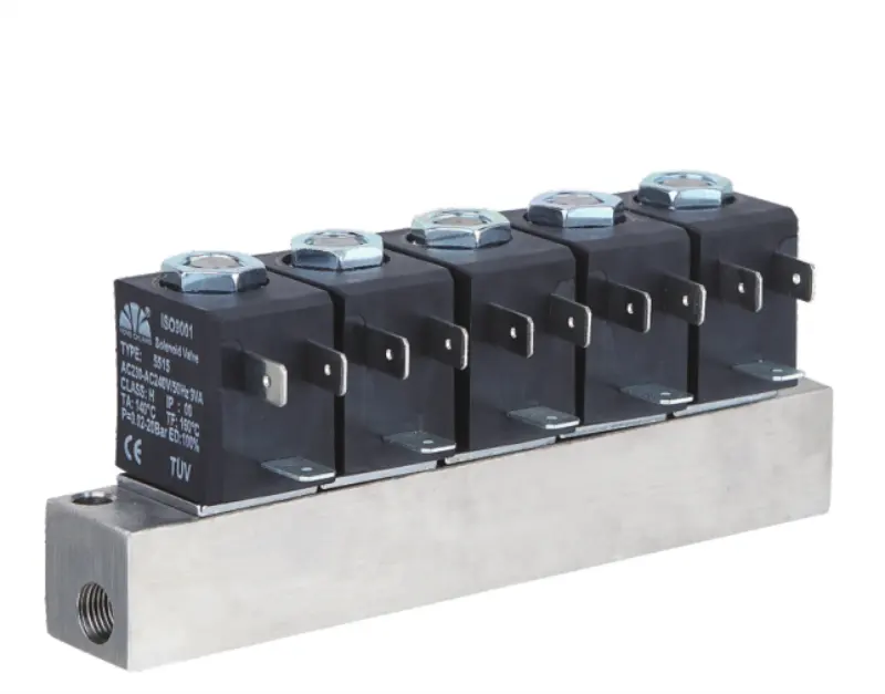 Valvola a solenoide per uso industriale di controllo fluido 1/8 "-1/2" 2 w Nc/No piccola azione diretta elettrovalvola valvola