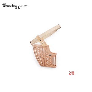 Barato venta caliente 2019 ajustable cesta de cuero de <span class=keywords><strong>la</strong></span> PU de hombre lobo perro bozal con 7 tamaños - Product Image 4