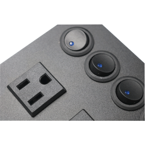 Panneau de commande <span class=keywords><strong>pour</strong></span> <span class=keywords><strong>camping</strong></span>-<span class=keywords><strong>car</strong></span> 12V 240V avec moniteur de <span class=keywords><strong>batterie</strong></span> USB et <span class=keywords><strong>chargeur</strong></span> séparé - Product Image 5