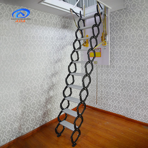 Échelles pliantes en acier <span class=keywords><strong>de</strong></span> fabrication chinoise, <span class=keywords><strong>trappe</strong></span> <span class=keywords><strong>de</strong></span> plafond, <span class=keywords><strong>escalier</strong></span> en aluminium pour <span class=keywords><strong>grenier</strong></span> - Product Image 4