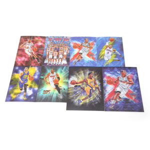Affiche lenticulaire 3D <span class=keywords><strong>de</strong></span> qualité fantastique <span class=keywords><strong>NBA</strong></span> STAR, <span class=keywords><strong>image</strong></span> <span class=keywords><strong>de</strong></span> joueur <span class=keywords><strong>de</strong></span> <span class=keywords><strong>basket</strong></span>-ball pour décoration murale - Product Image 1