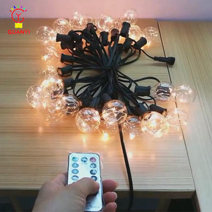 UL al aire libre decoraciones de la boda de Control remoto Gloria Multicolor G40 Cadena de luz - Product Image 3