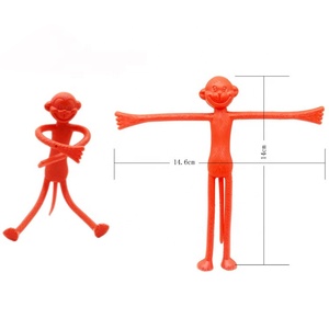 2 Pièces Décoratif en plastique souple Pliable Réutilisable de forme animale grenouille flamant mante singe lézard plante cravate support - Product Image 3