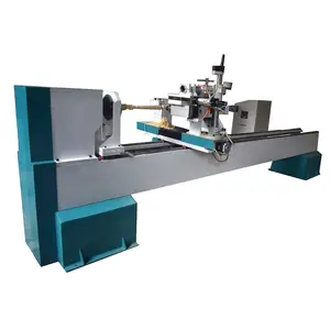 Engraving fluting carving machine cnc wood lathe with factory price