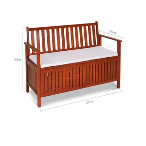 Outdoor Furniture <strong>Wooden</strong> Park <strong>Bench</strong> <strong>With</strong> <strong>Storage</strong> - Product Image 3