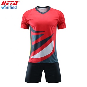 Nuova maglia <span class=keywords><strong>da</strong></span> <span class=keywords><strong>calcio</strong></span> personalizzata con logo personalizzato rosso e nero sublimazione uniforme <span class=keywords><strong>da</strong></span> <span class=keywords><strong>calcio</strong></span> - Product Image 3