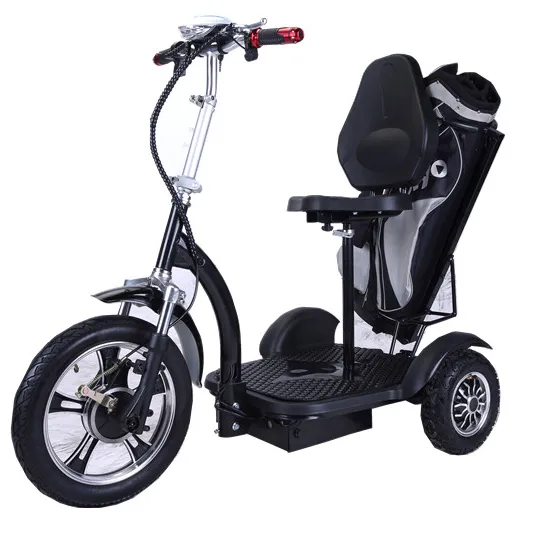 3wheels 35KM Range Per Charge and 48v 500W Voltage elder electric scooters bicycles