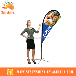 Custom Printed in national line decoration sexy big camping swooper feather telescopic <span class=keywords><strong>oriflamme</strong></span> - Product Image 1