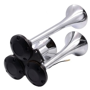 Bocina eléctrica Para Motocicleta, claxon de aire fuerte de 24v, 3 trompetas - Product Image 5