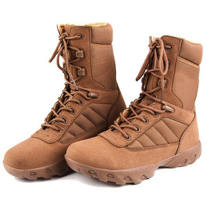 Scarpone leggero in pelle in microfibra Anti-scivoloso allenamento tattico e scarpone da trekking all'aperto per inverno estate primavera - Product Image 4